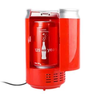 Coke Can USB Mini Fridge Single Can Cooler