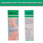 balry weight lose cream fat burning