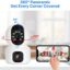 6MP Dual Lens ICSee WIFI Camera Dual Screen Smart Home Security Protection CCTV Indoor Camera Wireless