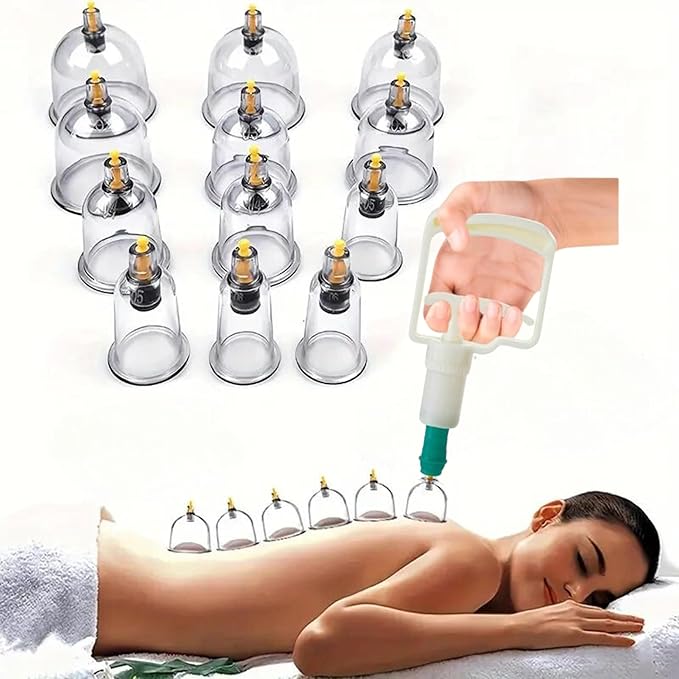 12 pcs Hijama Kit Cupping Therapy