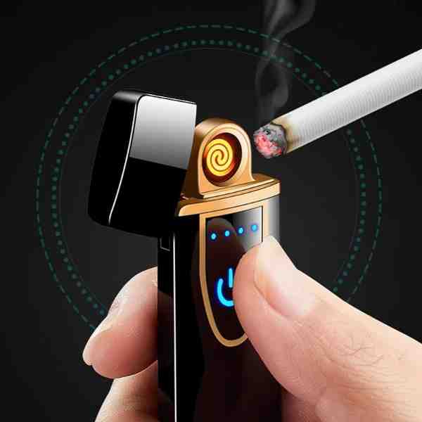 Cigarette Lighter Touch Screen USB Charging Lighte