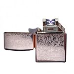 Dual X Laser Rechargeable Lighter - Leaves design