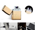 Dual X Laser Rechargeable Lighter - Leaves design