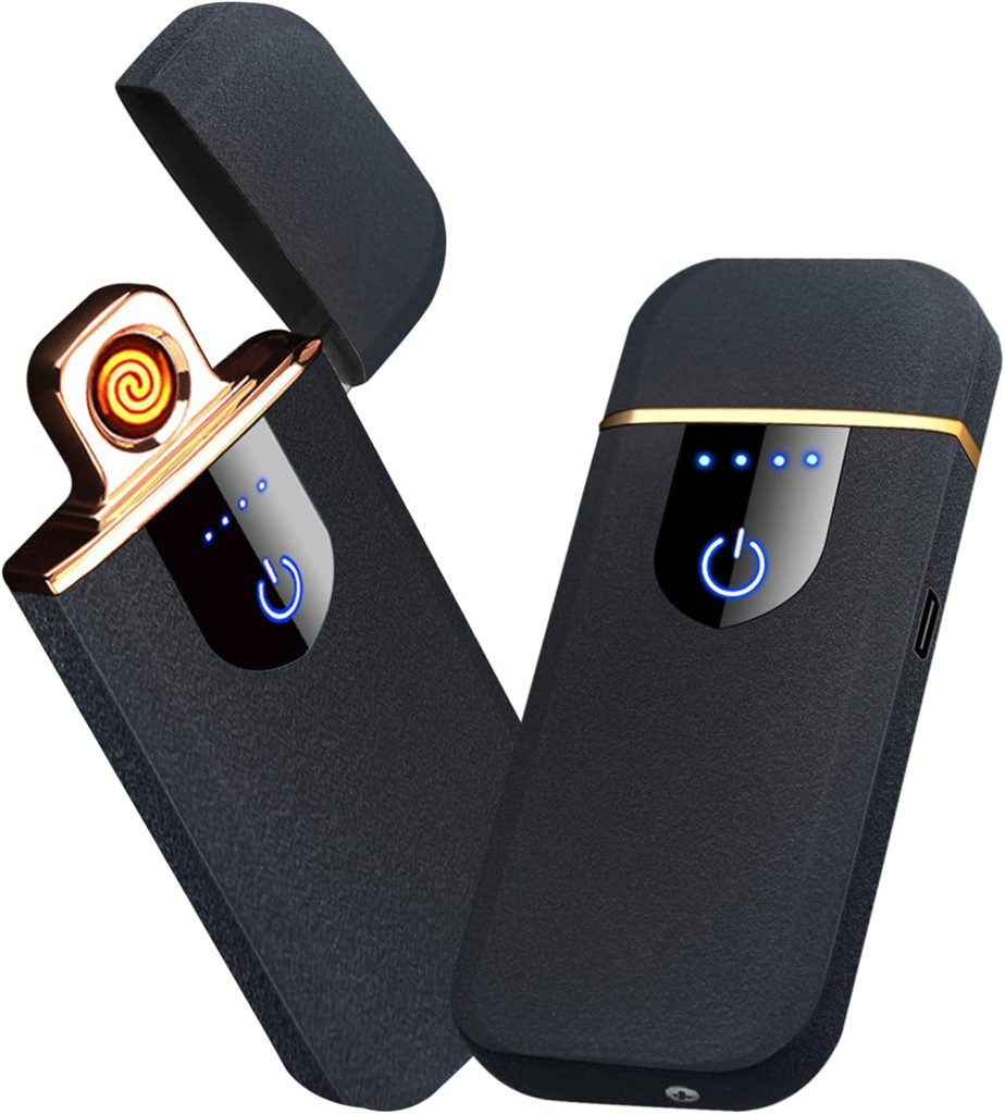 Electronic Lighter, Mini Electric Lighter, Smart USB Rechargeable Lighter