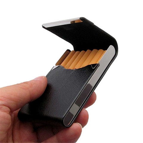 Pocket Aluminum Cigarette Case Storage Box