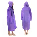 Unisex EVA Raincoat Transparent Rainwear Hoodie