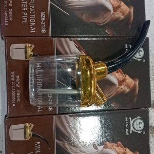 Water Hookah Smoking Pipe - Golden