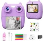 D8s Childrens Print Camera 1080p 48mp Purple