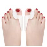 2Pcs Silicone Toe Separator Bunion Splint