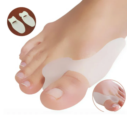 2Pcs Silicone Toe Separator Bunion Splint