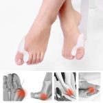 2Pcs Silicone Toe Separator Bunion Splint