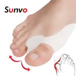 2Pcs Silicone Toe Separator Bunion Splint