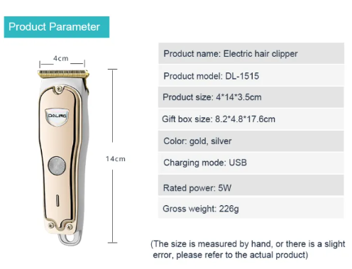 Daling Hair Trimmer Dl-1515