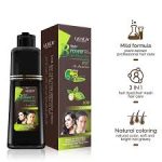 LICHEN Hair Color PUMP BLACK AND BROWN L.BROWN 200ML