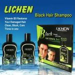 Lichen Hair Color Shampoo BOTTLE LARGE BLACK AND BROWN 200200=400ml