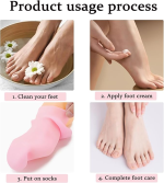 Moisturizing Socks Heel Gel Sock Soft Silicone