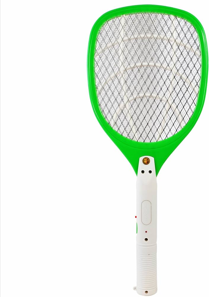 Rechargeable Mosquito Killer Racket with White Led Light