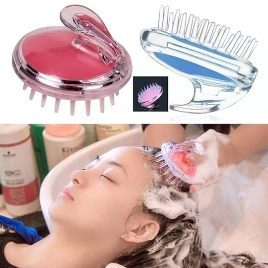 Silicone Shampoo Hair Wash Brush Head