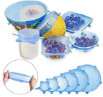 Silicone Stretch-Lids (6, 6) Set