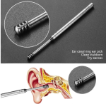 6 Pcs Stainless Steel Earpick Ear Cleaner Removal Tool