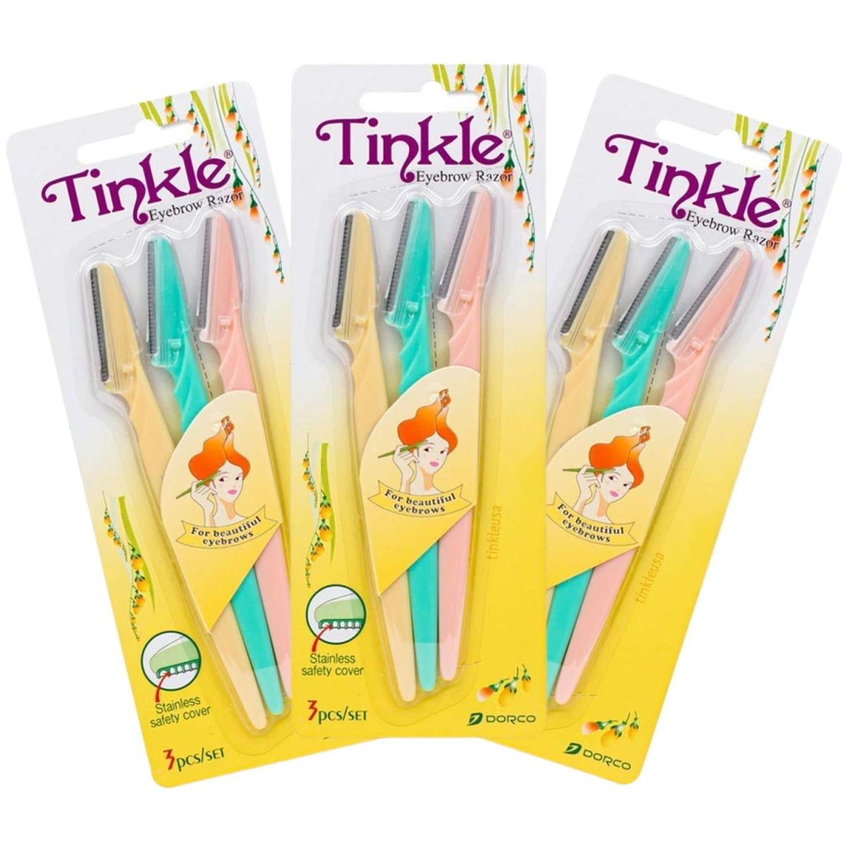 Buy 3 Tinkle Eyebrow Razors Facial Hair Trimmer Shaving at. Getnow.pk . Best Price With Fast Shipping in All Over Pakistan