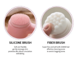 2 in 1 Silicone Facial Cleansing Brush