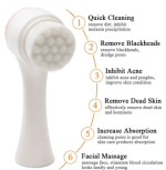 2 in 1 Silicone Facial Cleansing Brush