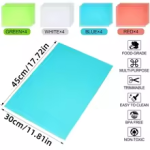 4PCS EVA Waterproof Refrigerator Liner Mat Washable Mildew Kitchen Pad Anti-oil Cabinet