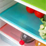 4PCS EVA Waterproof Refrigerator Liner Mat Washable Mildew Kitchen Pad Anti-oil Cabinet