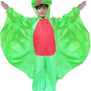 Green Parrot Costume for Kids