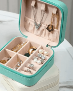 Jewelry Storage Box Earring Ring Necklace Organizers