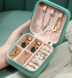 Jewelry Storage Box Earring Ring Necklace Organizers