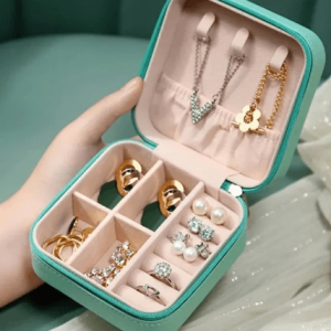 Jewelry Storage Box Earring Ring Necklace Organizers