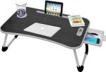 Multipurpose Foldable Laptop Table with Cup Holder