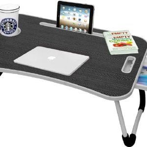 Multipurpose Foldable Laptop Table with Cup Holder