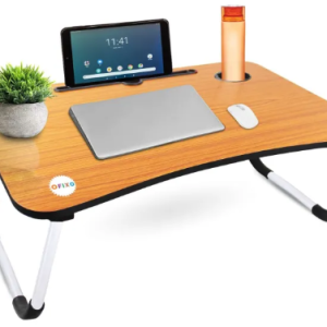 Multipurpose Foldable Laptop Table with Cup Holder