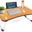 Multipurpose Foldable Laptop Table with Cup Holder