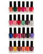 Pack of 12 matte nail polish