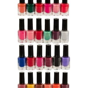 Pack of 12 matte nail polish