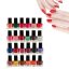 Pack of 12 matte nail polish