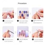 Pack of 3 UV Gel Nail Stickers