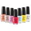 Pack of 6 matte nail polish