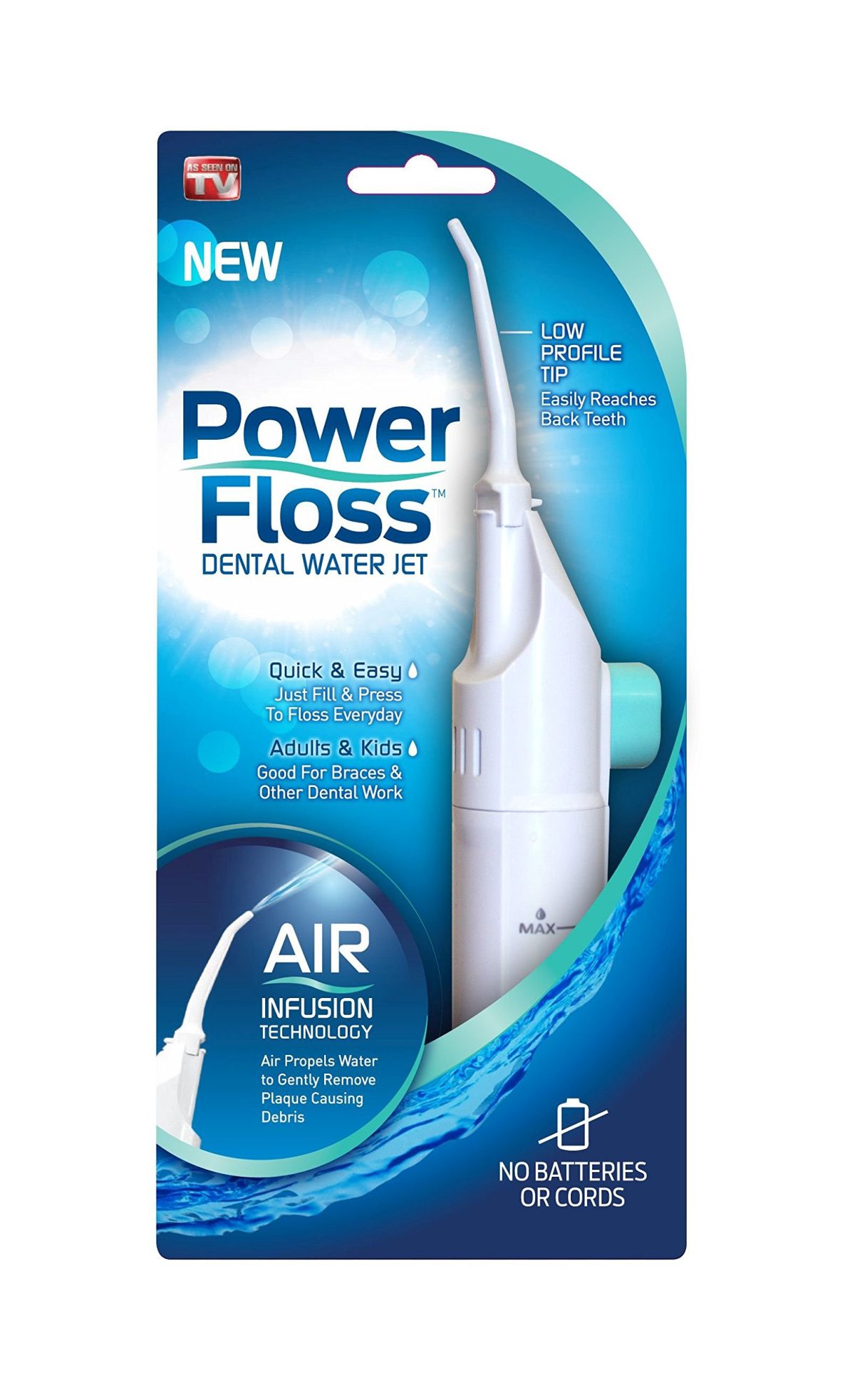 Power Floss - Air Powered Dental Water Jet