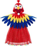 Red Parrot Costume for Kids