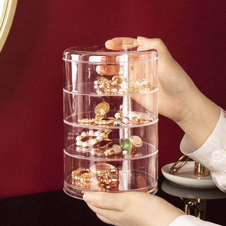 Rotating Jewelry Storage Box