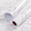 Self Adhesive White Marble Sheet for Kitchen