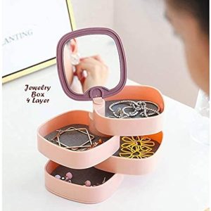 4 Layer Rotating Jewelry Organizer