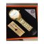 CHAIN WATCH GOLDEN WITH ZIPPO ELECTRIC RECHARGEABLE LIGHTER INSIDE