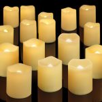 50 Pack Flickering Flameless Votive Candles