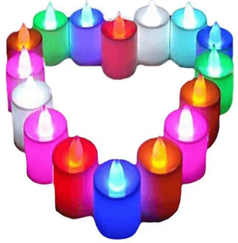 12-Pack LED Tea Lights Candles Battery Operated